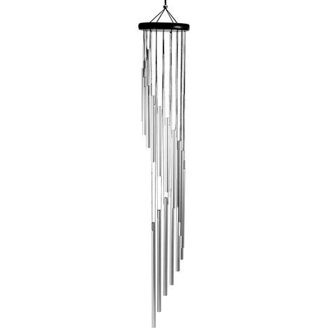 Windspiel with 18 Metallröhren Rotierendes Design