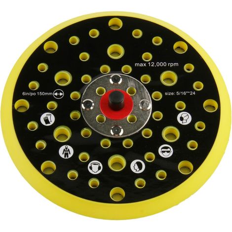 150-mm-Schleifpad, 52 Löcher, 5/16-Gewinde, für Mirka CEROS DEROS - 150-mm-Schleifpad, 52 Löcher, 5/16-Gewinde, für Mirka CEROS DEROS (1/5)