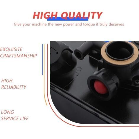 NALOOKAMIC Carburateur et Réservoir pour Briggs and Stratton avec bougies, ressorts, filtre à air, poire d'amorçage 795469 794147 498809 795477 494406 (1/4)
