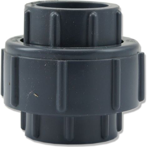 Conector doble de PVC KW/KW de 20 mm con junta (1/2)