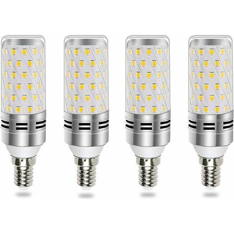 [JAMAIS UTILISÉ]Ampoule E14 LED 16W blanc froid - Équivalent à une ampoule halogène de 100W à 120W, émettant 1600LM avec une lumière à 360°, adaptée aux lustres, appliques et lampes de chevet, lot de  (1/5)