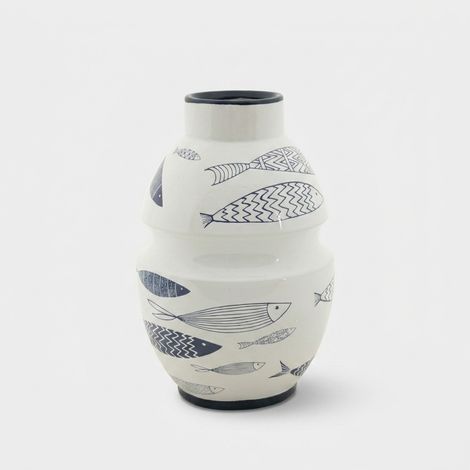 VASE FISH CM Ø 21X31