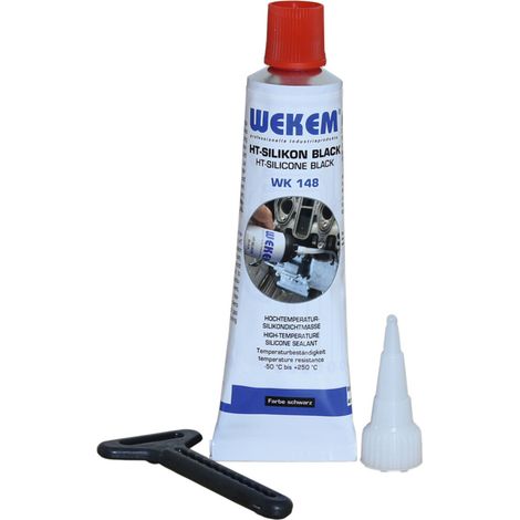 Wekem Hochtemperatur-Silikon Tube BLACK (1/2)