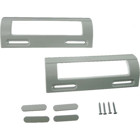 Manilla universal blanca para puerta de frigorífico/congelador, de 80 mm a 150 mm.