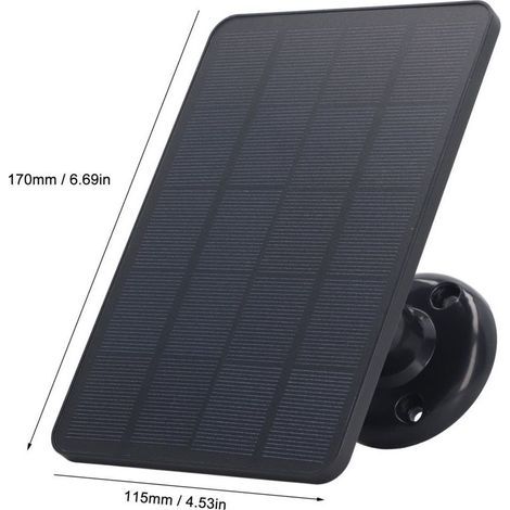 4-Watt-Solarpanel, Akkuladegerät, Micro-USB-Kamera, Solarpanel für Haushaltsgeräte (1/5)