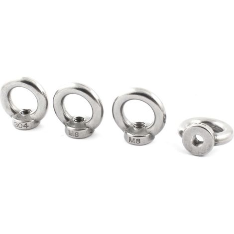 4 pièces argent ton Edelstahl fil à anneaux 8mm gris (a85940ec0ad3ec34d5a95ace7f033db9)