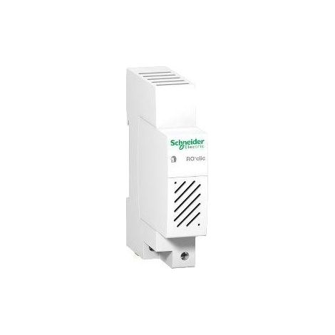 Schneider Electric – Sonnerie modulaire 80db 8-12V CA 50-60Hz – Encliquetable – Borne à vis pour câbles souples et rigides – Profilé asymétrique 35mm