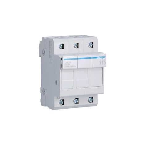 ELÉMENT FUSIBLE 3 BROCHES UL L38 3PLE HAGER LU503