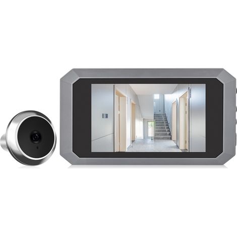 Vidéophone Avec Caméra De Judas 1080P Vision Nocturne Infrarouge Batterie 1400mAh Recharge USB-C Champ De Vision 120° (1/5)