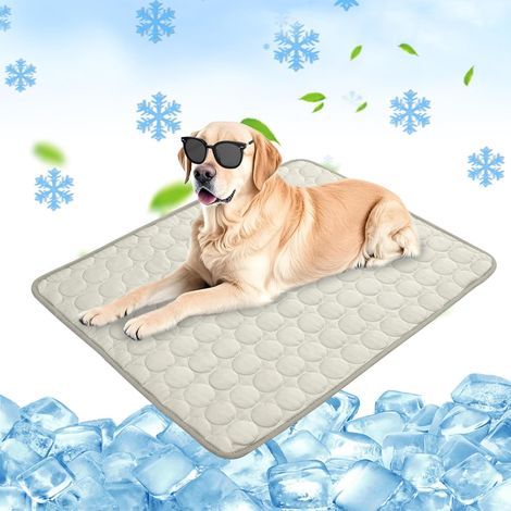 Tapis rafraîchissant pour chien 100x70cm, tapis rafraîchissant pour chats et chiens, adapté à une utilisation à la maison, en voyage ou en voiture (1/5)