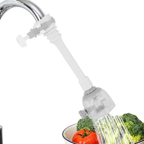 Faucet Extension, 360° Flexible, Water Saving, ABS, for Kitchen (1/5)