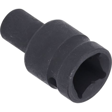 Douille carrée M10 en acier au chrome-molybdène, entraînement 1/2 pouce, à ressort, pour clé à main électrique et pneumatique (1/5)