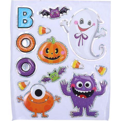1 Stück Halloween-Aufkleber für Halloween-Dekorationen