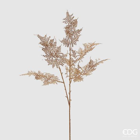 EDG Enzo De Gasperi Decorazione Natale Ramo Asparagus H 80 Cm Gold (1/2)