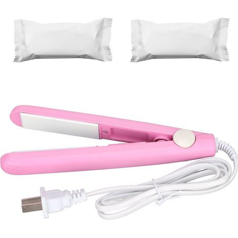 Mini scelleuse de sacs, scelleuse alimentaire manuelle, dispositif de transfert de sacs, scelleuse thermique intelligente portable, cordon d'alimentation de 110 cm, rose.