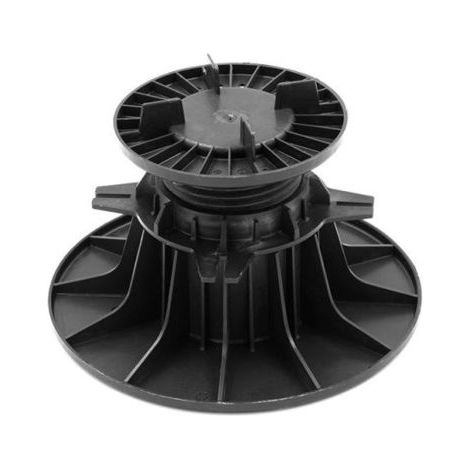 Soprema – Plot à vis réglable 90-150mm – Pour toiture terrasse accessible – Écrou breveté avec cales de réglage – Installation facile