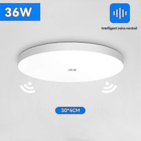 Éclairage de Plafond LED à Capteur de Mouvement pour Intérieur, Détecteur de Présence pour Couloir, Domotique Compatible, Idéal pour Hall et Escalier (1/5)