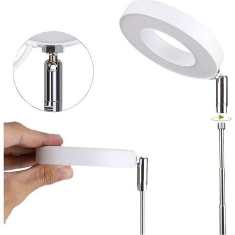 Lampe LED Circulaire - 5 W - Minuterie 2 4 8 H - Pour Plantes D Intérieur - 90 Mm - 1 Unite (1/5)