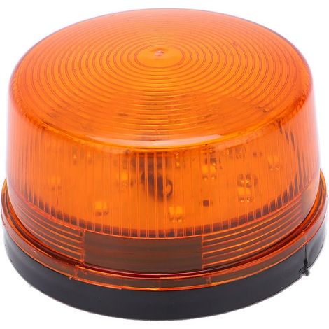 Feu de signalisation clignotant haute visibilité, à haute fréquence et résistant à la corrosion, à LED, pour portes d'embarquement et aéroports, 12 V