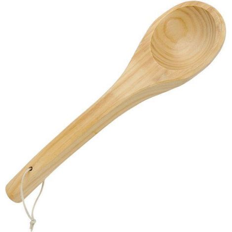 Cuillère Pour Sauna - Bois Naturel - Usage En Intérieur De Sauna - 1 Pièce (1/4)