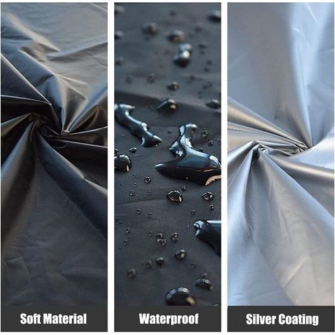 Schutzabdeckung für Schwimmbad oder Whirlpool, runde Solar-Whirlpoolabdeckung für den Außenbereich, runde Whirlpoolabdeckung, staubdichte, wasserdichte und UV-beständige Schutzplane (210 x 90 cm)