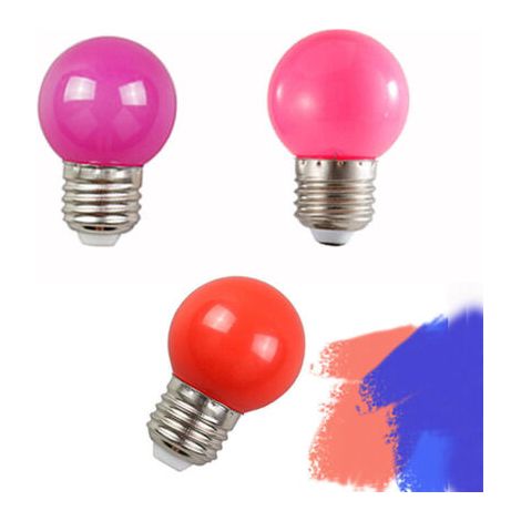 BUNTHAUS 6 roses 6 rouges 6 violet atmosphère ampoules LED romantique chambre chevet sommeil veilleuse