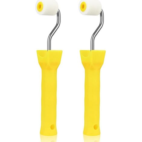 Lot de 2 mini rouleaux de peinture en mousse pour outils de peinture professionnels, 1 pouce (1/5)