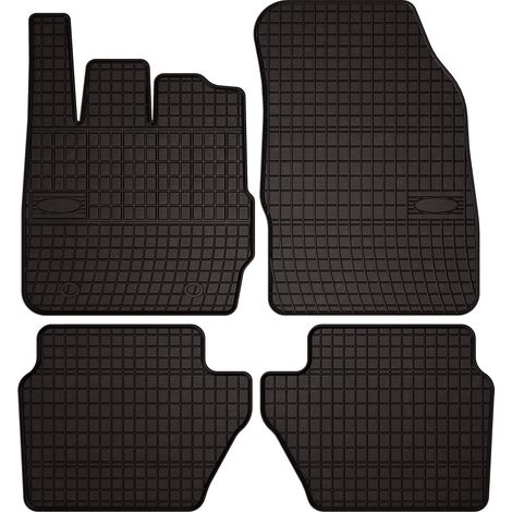 Tappetini in gomma per auto: Ford Fiesta MK7 hatchback (2008-2011) - neri, su misura