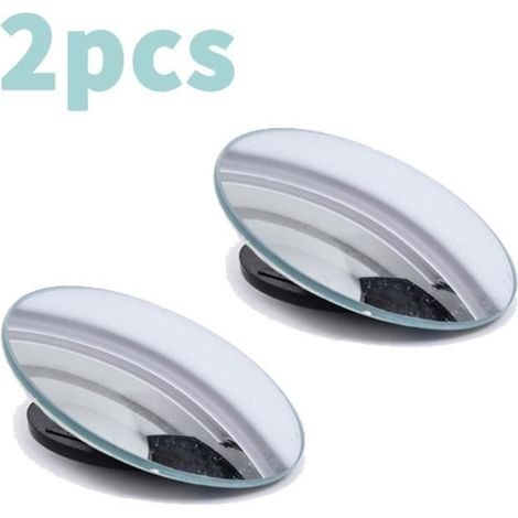 Rétroviseurs,Miroir d'angle mort HD 360 degrés, rétroviseur de voiture convexe et réglable, pour voiture, grand Angle - Type 2 pcs (1/4)
