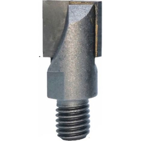 1 PièCe SéRie 10MM Tige Fraise Sculpture sur Bois Nettoyage Fond Routeur Bit Fileté Spirale Fond Couteau (16Mm) (1/4)