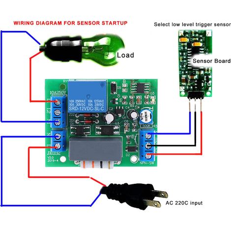 220 V avec module de temporisation JK032-30M