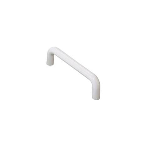 Poignée nylon - Section : - - Hauteur : 31 mm - Entraxe : 96 mm - Décor : Blanc - Diamètre : - - Longueur : 106 mm - ARMOTEC (1/3)