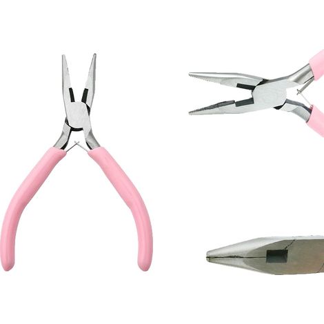 Schmuckzangen, langlebige Zinklegierung, ergonomischer rutschfester Griff, Spitzzange (1/2)