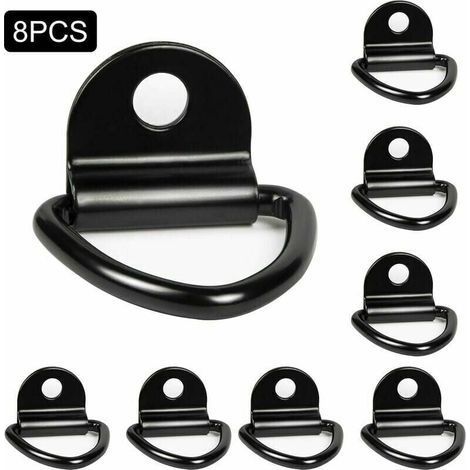 8 Pack Heavy Duty Tie Down Rings for Boats, Vans, Trucks and Warehouses (1/5)