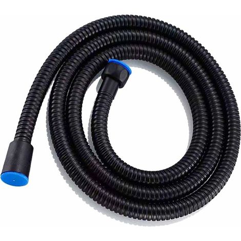 Tuyau de douche,1.5m Tube de douche en acier inoxydable de remplacement Tuyau de tuyau étanche et anti-pliure, interface universelle standard (G1/2 ") pour la plupart des appareils de douche (1/5)