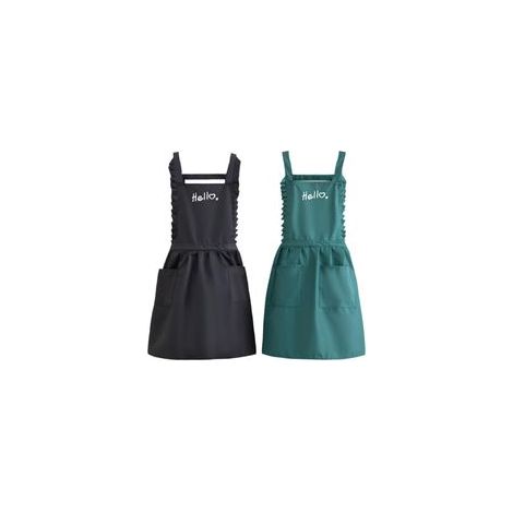 2 Pack Tablier de Cuisine Femme,Tablier Cuisine Femme,Tablier Serveuse,Tablier Femme pour Cuisine Familial,Restaurant (1/4)