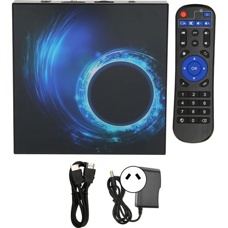 Boîtier TV Android 10.0, 2 Go RAM, 16 Go ROM, Allwinner H616 Quad Core 64 bits, 6K HD 3D H.265, prise AU 100-240V (1/5)
