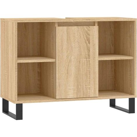 Maison Exclusive - Badschrank Sonoma-Eiche 80x33x60 cm Holzwerkst