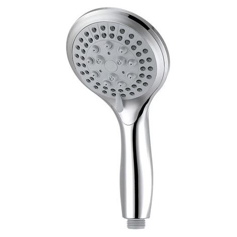 Pommeau de douche 5 Modes buse en Silicone prise en main jet de pluie haute pression pommeau de douche puissant chromage (1/5)