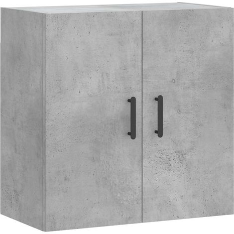 Maison Exclusive - Mobile a Parete Grigio Cemento 60x31x60 cm in Legno Multistrato (1/5)