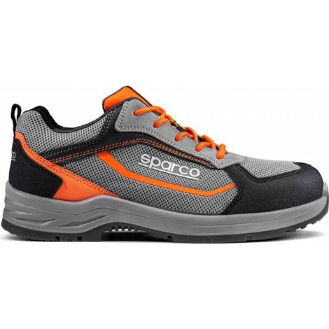 SPARCO SCARPE PATO S1P GRIGIO ARANCIO FLUO TG 43