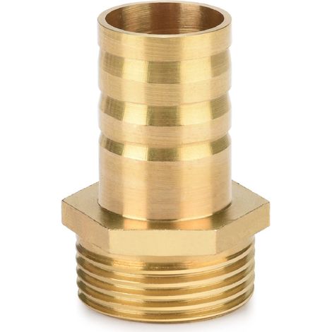 Douille de tuyau en laiton, adaptateur de raccord de tuyau en laiton 3/4" FG x 3/4" douille (19mm) 1 pièce (1/5)