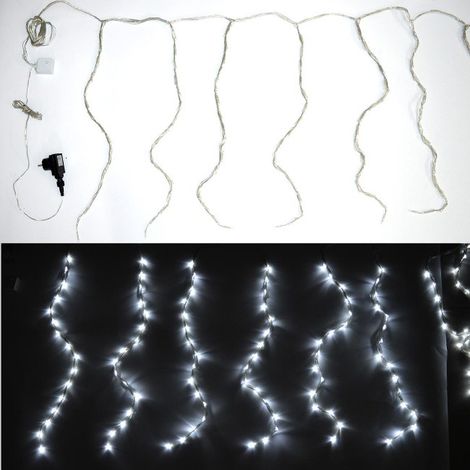 Tenda Luminosa 280cm Bianco Freddo 256 LED (1/2)