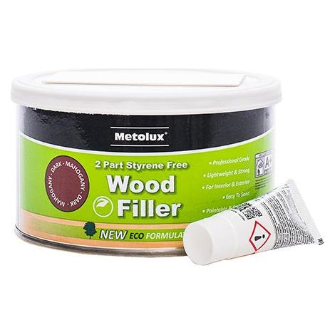 Metolux 2 Part Styrene Free Wood Filler Light Oak 275ml