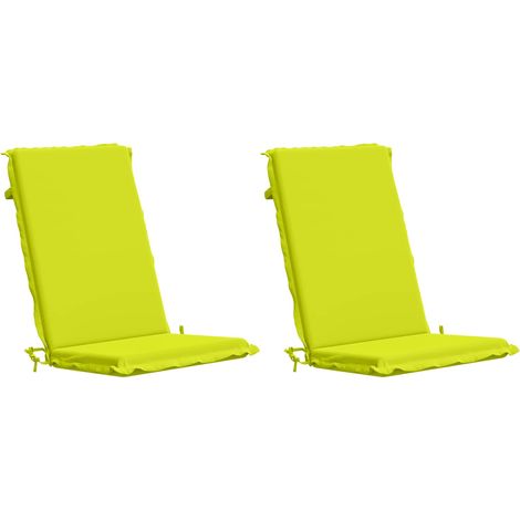 High Back Chair Cushion GEMERT 2 pcs 100% Polyester vidaXL
