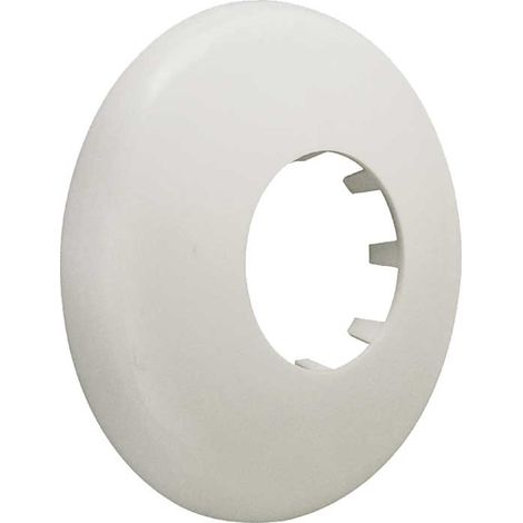 ROSONE BIANCO IN PP PER CANOTTO WC Ø90 mm