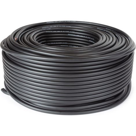 Lautsprecherkabel - Farbe schwarz - 2 x 2,50 mm² - 100 m (1/5)