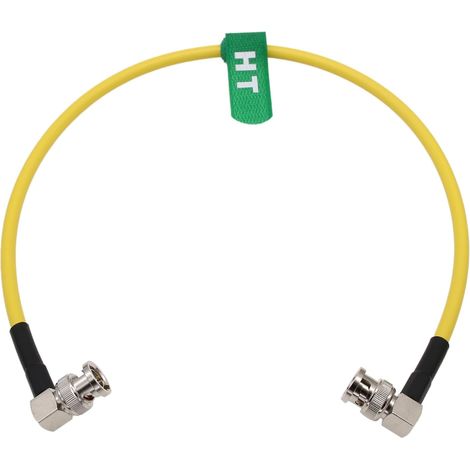 Câble coaxial vidéo BNC 12G SDI 4K 60P pour 35 Komodo C500 MK2 Venice FS7 Camera Monitor, jaune, 75 Ohm, 30 cm (1/5)