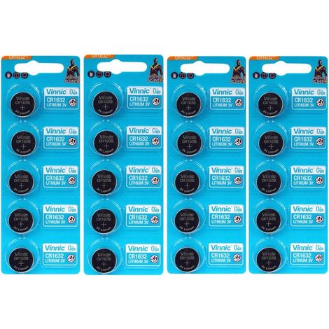 .20 piles CR1632 Vinnic.