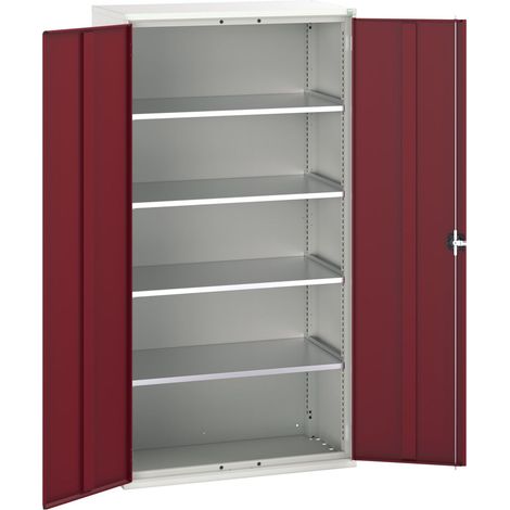 Bott 16926267.24 Verso 4 Shelf Cupboard 1050mm Crimson Red BOT169262674